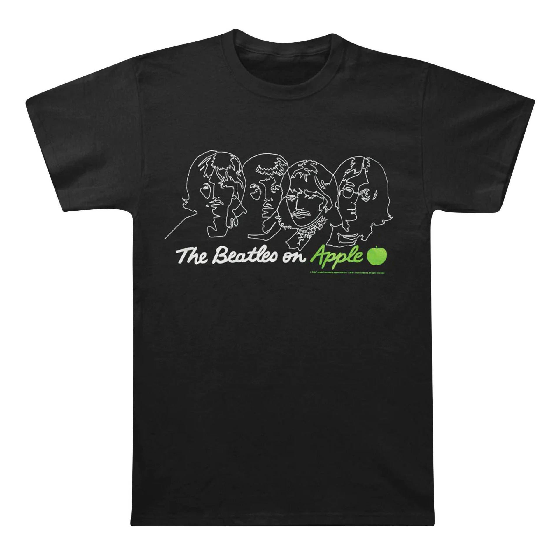 On Apple Tshirt Damen Schwarz S von The Beatles