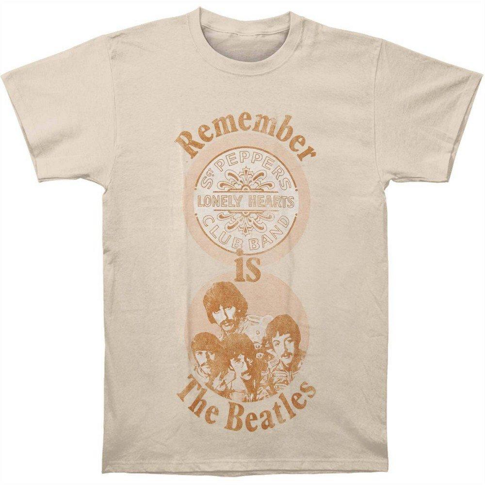 Remember Tshirt Damen Sand M von The Beatles