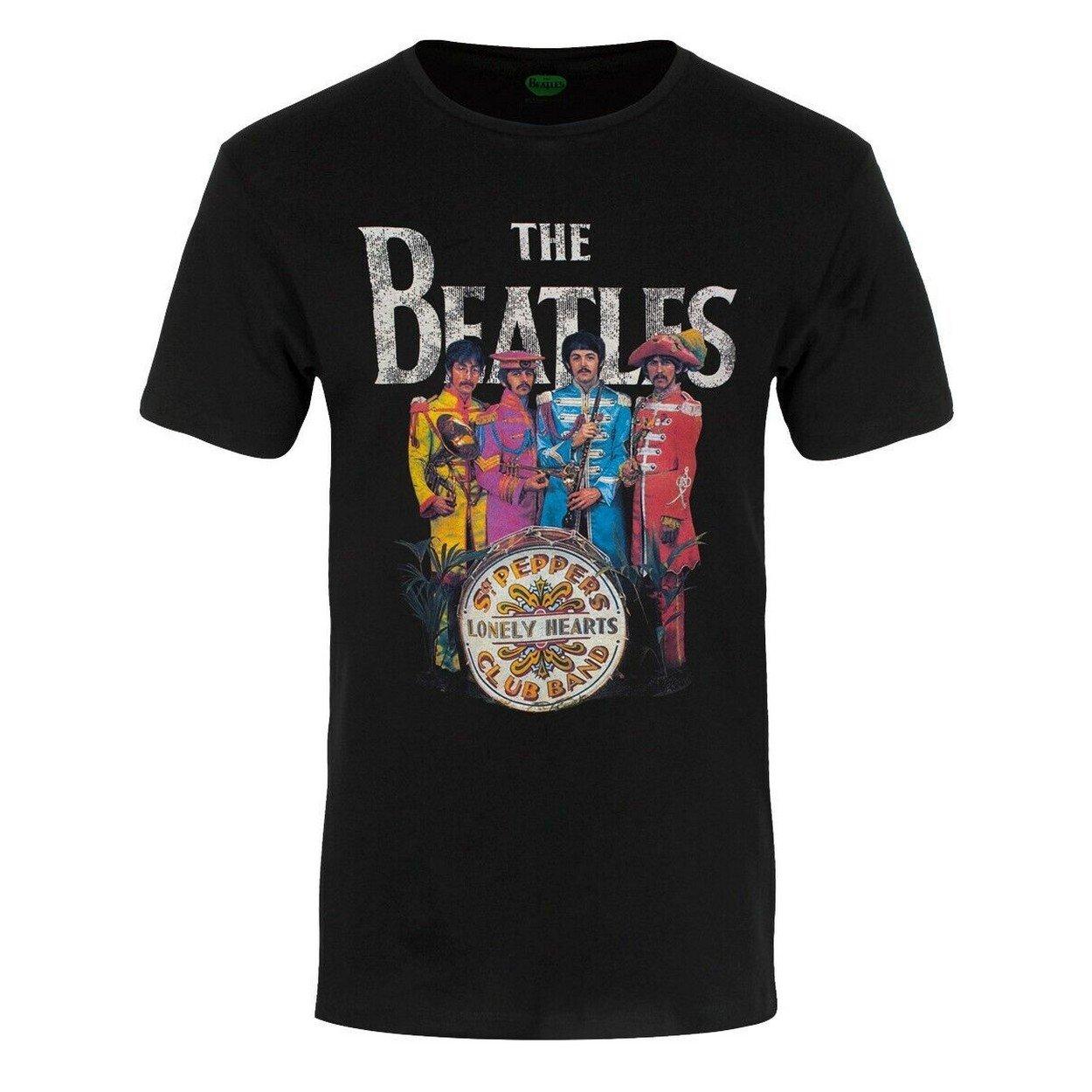 Sgt Pepper Tshirt Damen Schwarz M von The Beatles