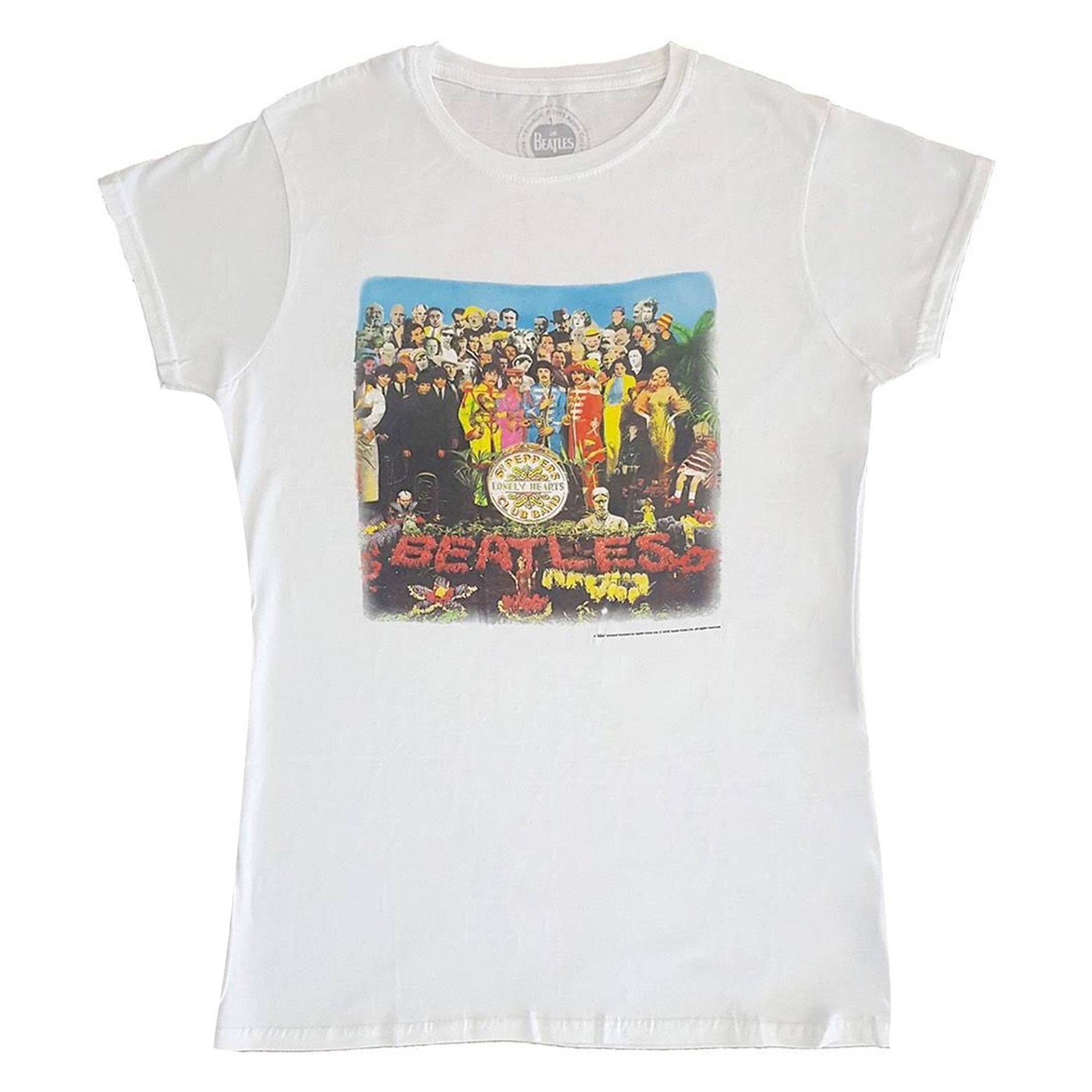 Sgt Pepper Tshirt Damen Weiss XXL von The Beatles