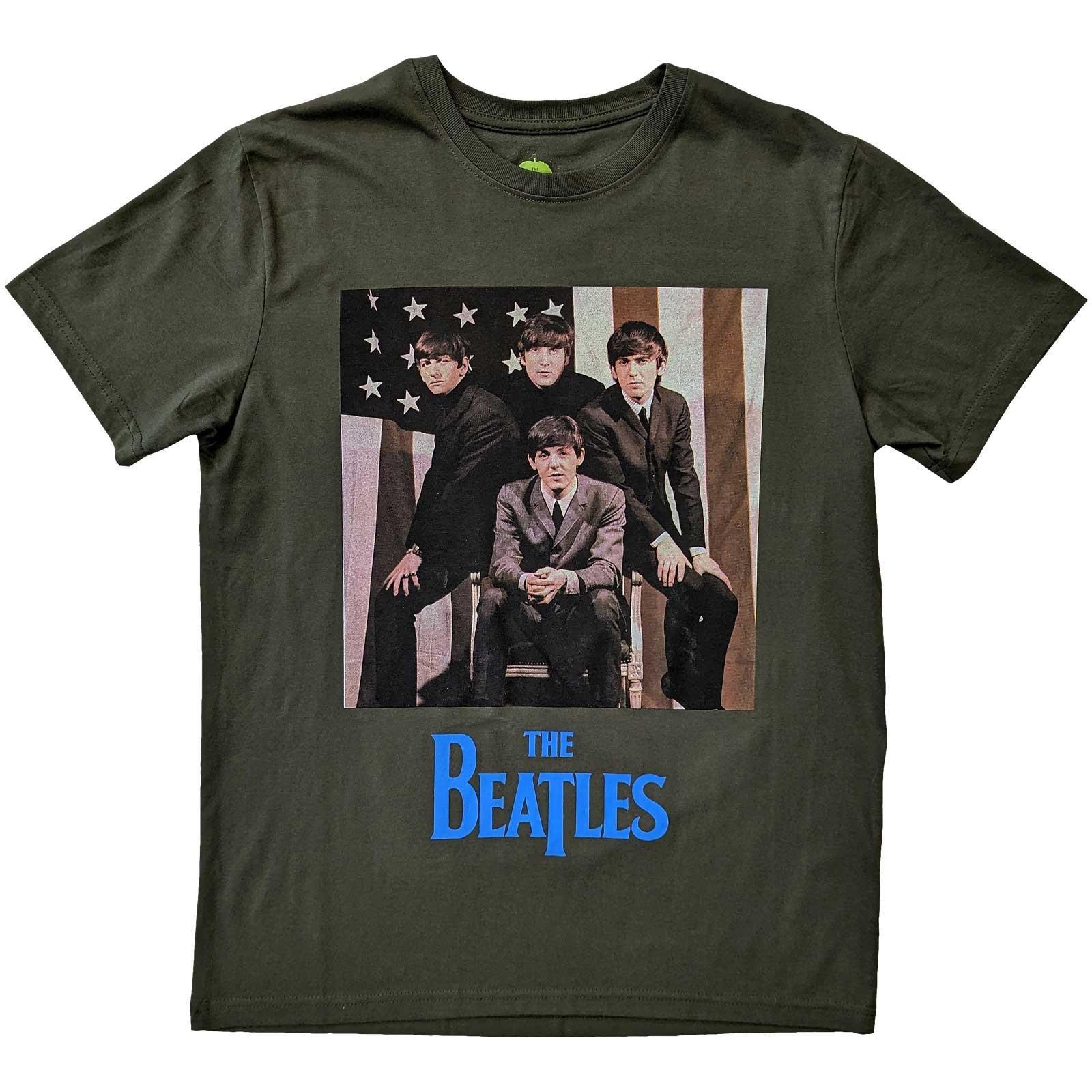 Tshirt Damen Grün S von The Beatles