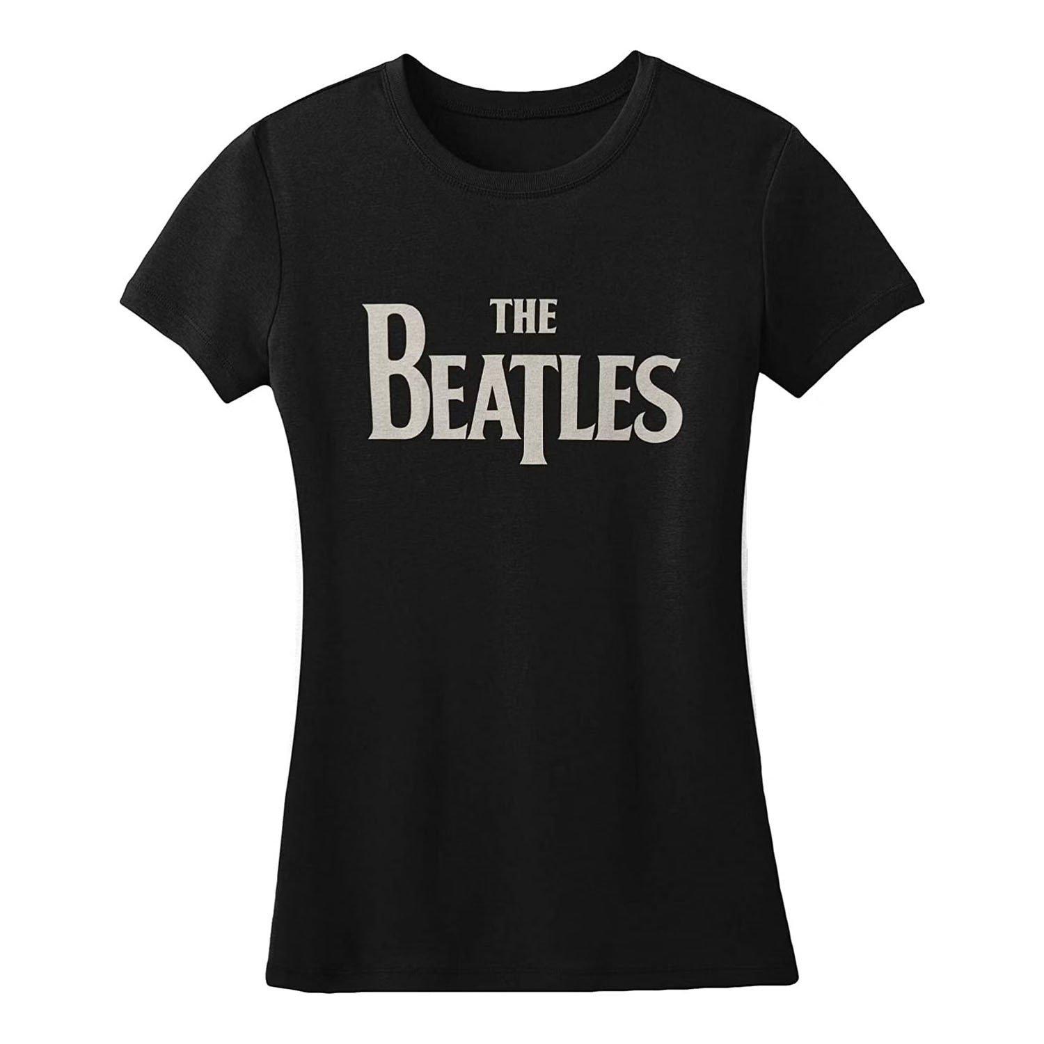 Tshirt Damen Schwarz S von The Beatles