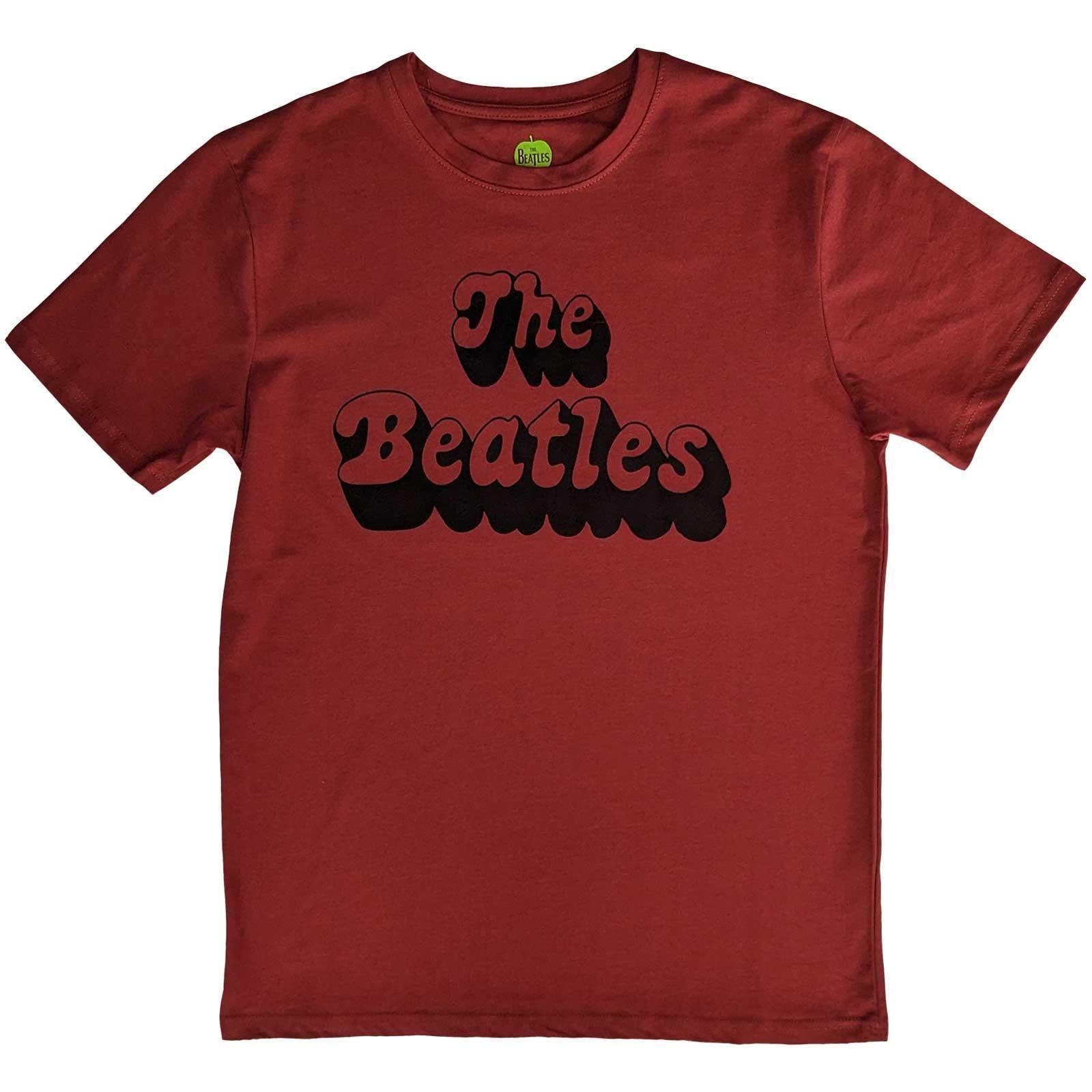 Tshirt Logo Damen Rot Bunt XXL von The Beatles
