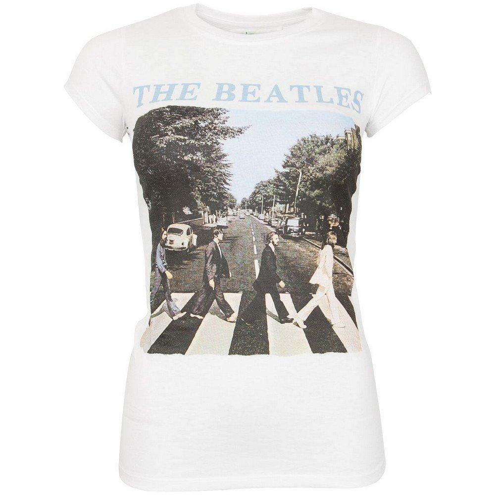 Tshirt Logo Damen Weiss XL von The Beatles