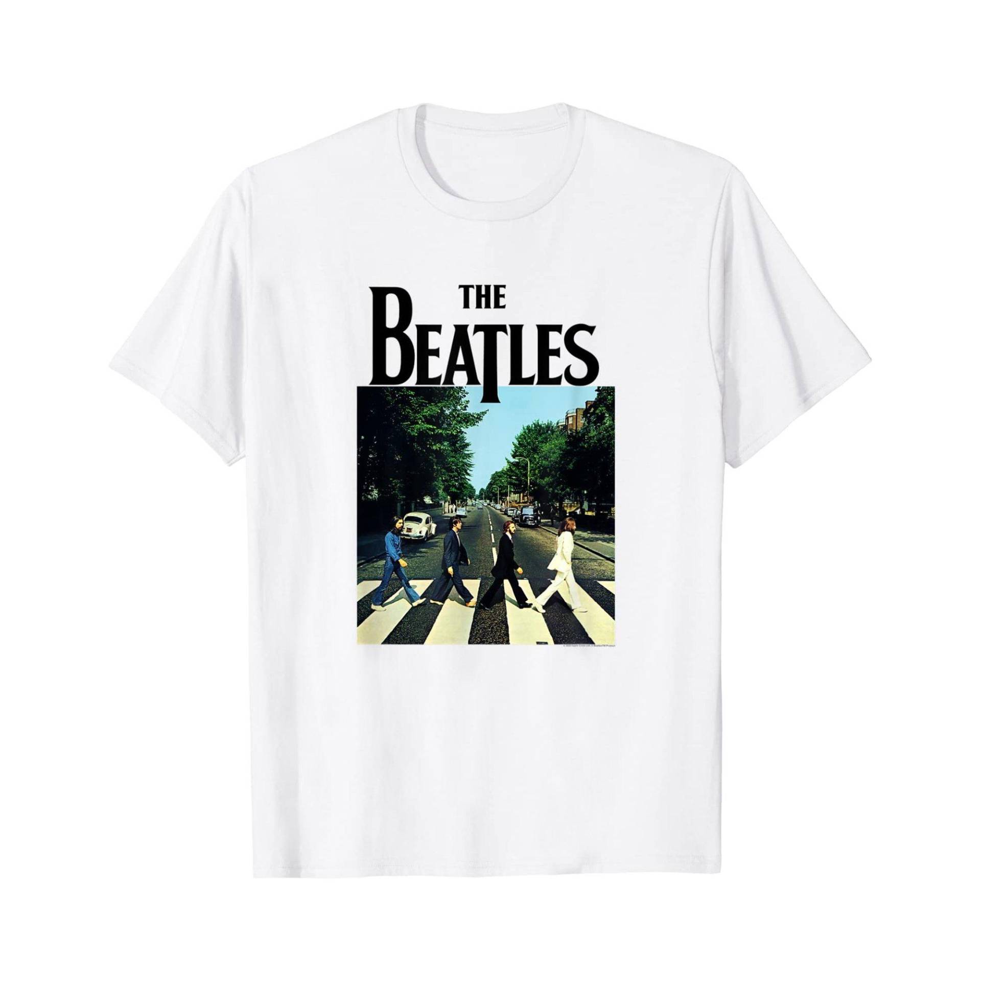 Tshirt Logo Mädchen Weiss 146/152 von The Beatles