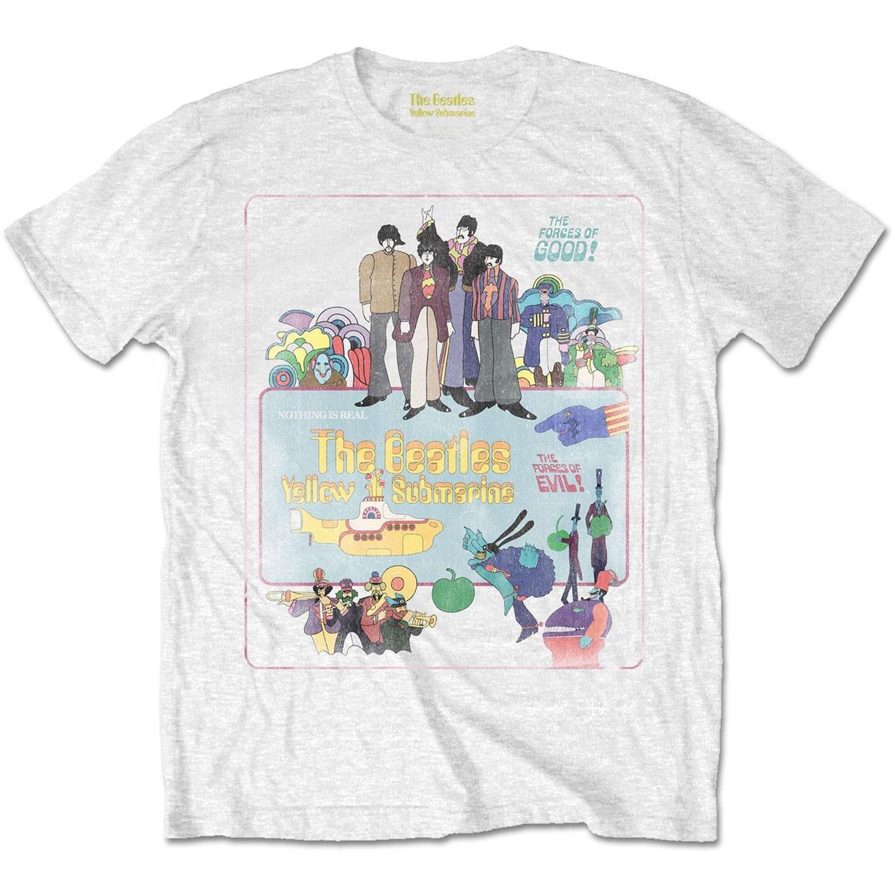 Yellow Submarine Tshirt Damen Weiss S von The Beatles