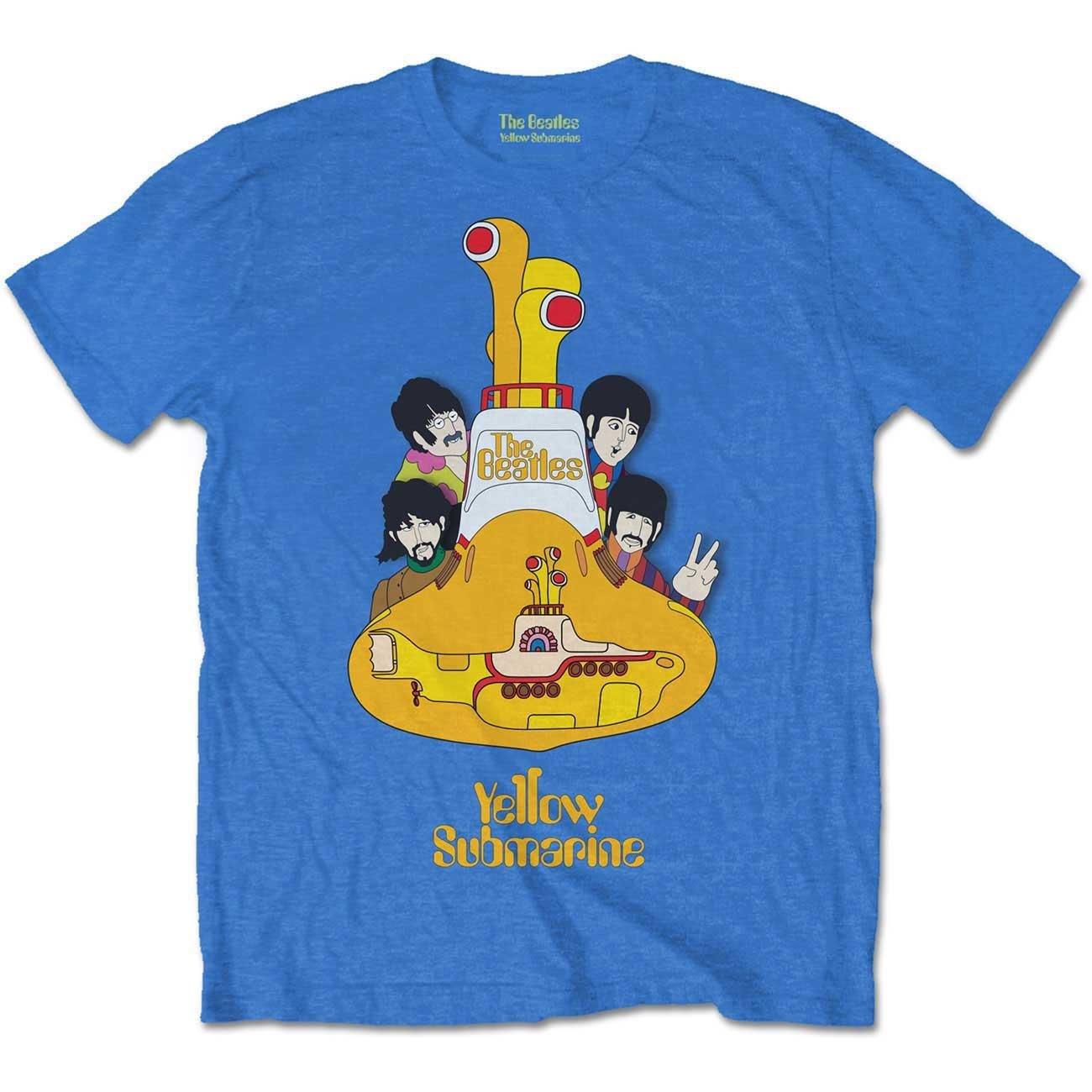 Yellow Submarine Tshirt Jungen Blau 140 von The Beatles
