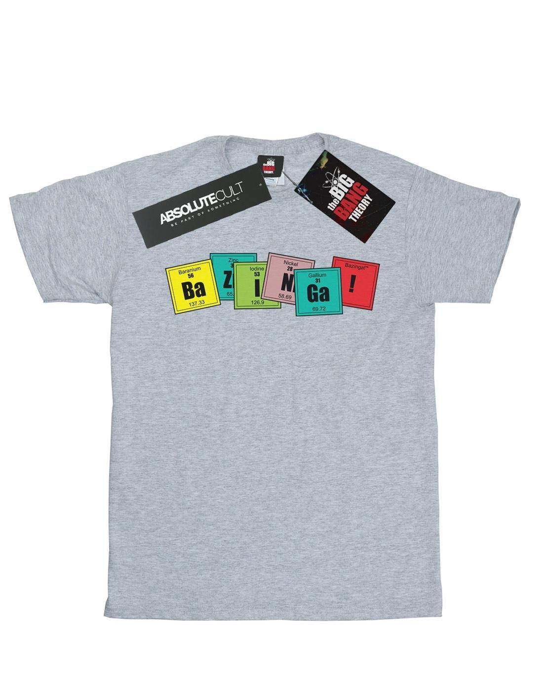 Bazinga Elements Tshirt Herren Grau XXL von The Big Bang Theory