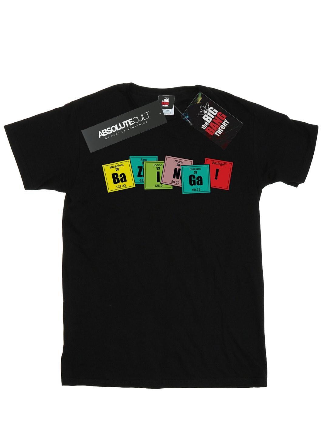 Bazinga Elements Tshirt Herren Schwarz XXL von The Big Bang Theory