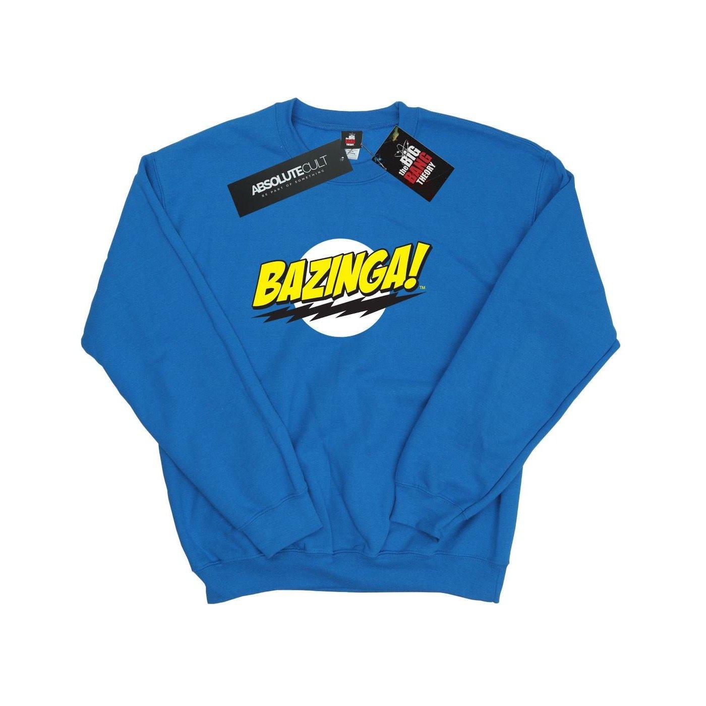 Bazinga Sweatshirt Herren Königsblau M von The Big Bang Theory