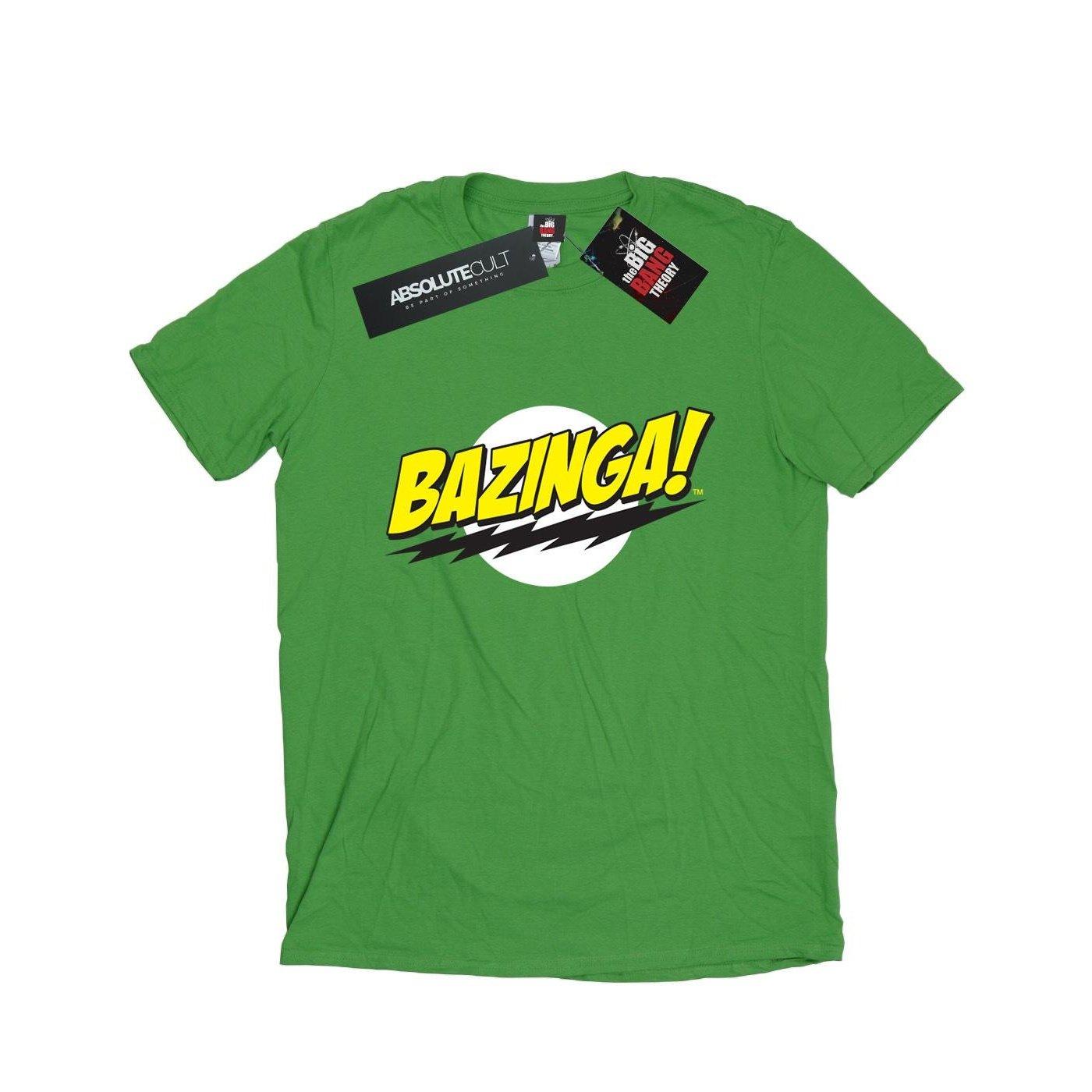 Bazinga Tshirt Damen Grün L von The Big Bang Theory