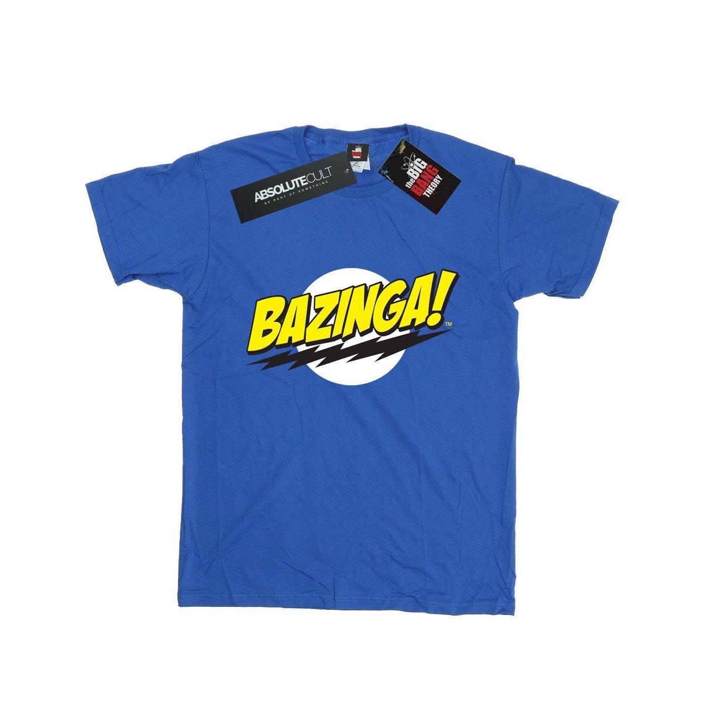 Bazinga Tshirt Damen Königsblau L von The Big Bang Theory