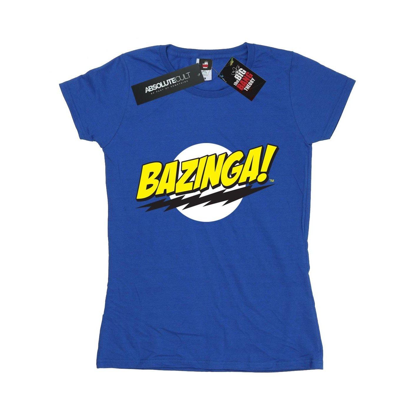 Bazinga Tshirt Damen Königsblau L von The Big Bang Theory
