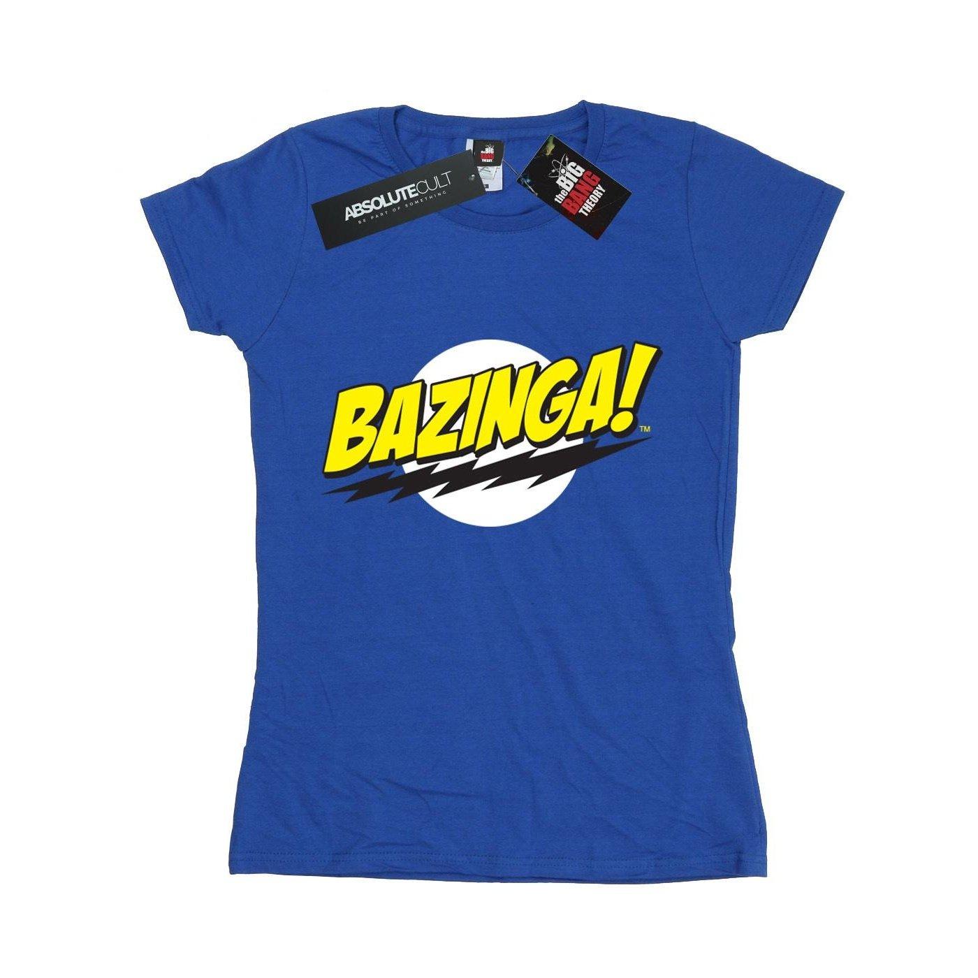 Bazinga Tshirt Damen Königsblau M von The Big Bang Theory