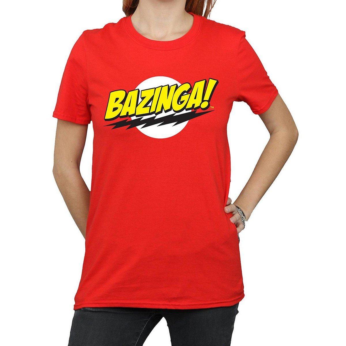 Bazinga Tshirt Damen Rot Bunt 3XL von The Big Bang Theory