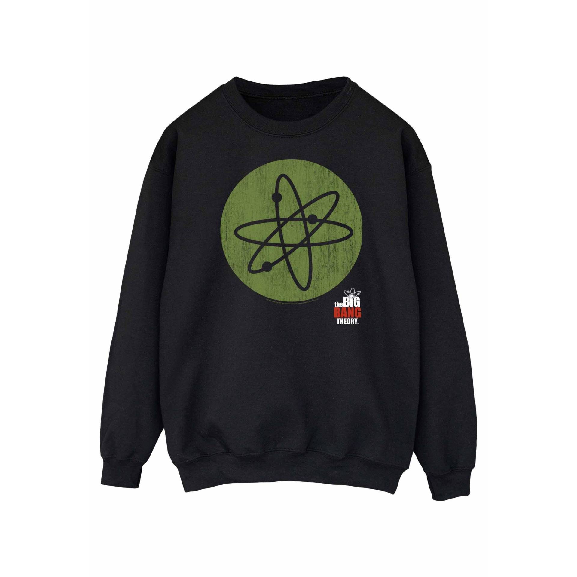 Big Bang Icon Sweatshirt Damen Schwarz M von The Big Bang Theory