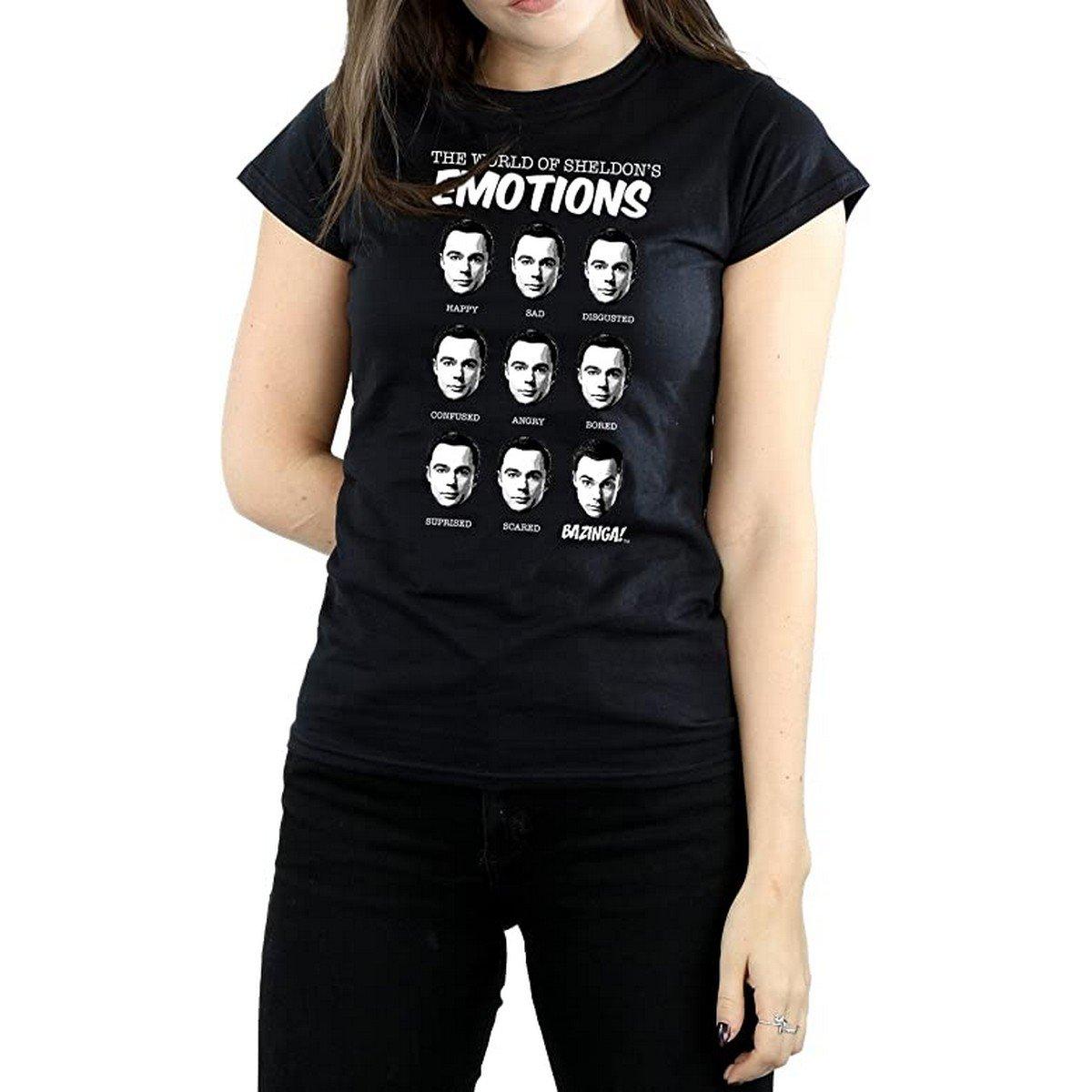 Emotions Tshirt Damen Marine S von The Big Bang Theory