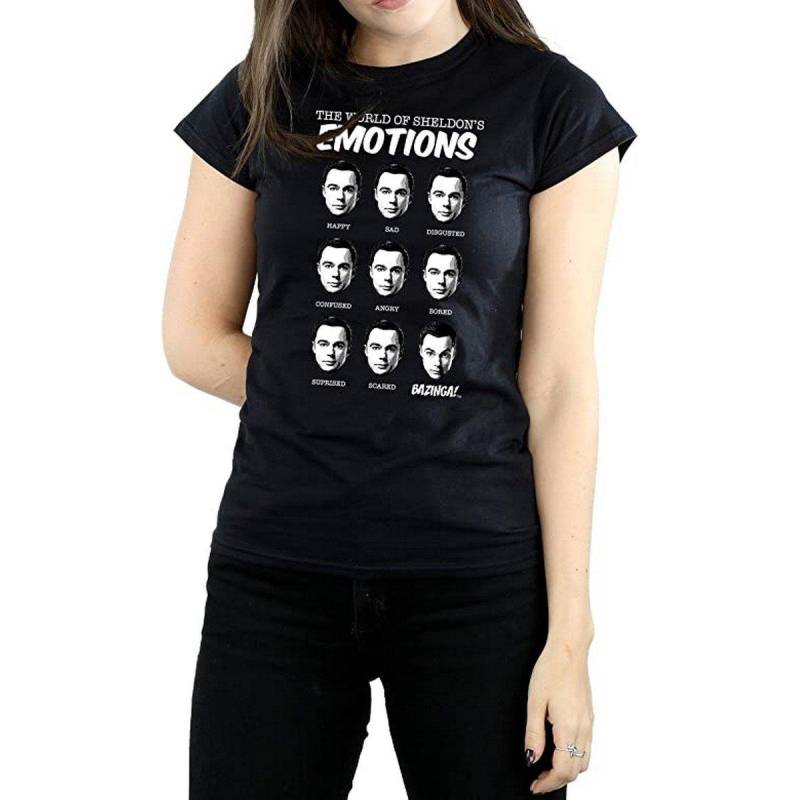 Emotions Tshirt Damen Marine XL von The Big Bang Theory