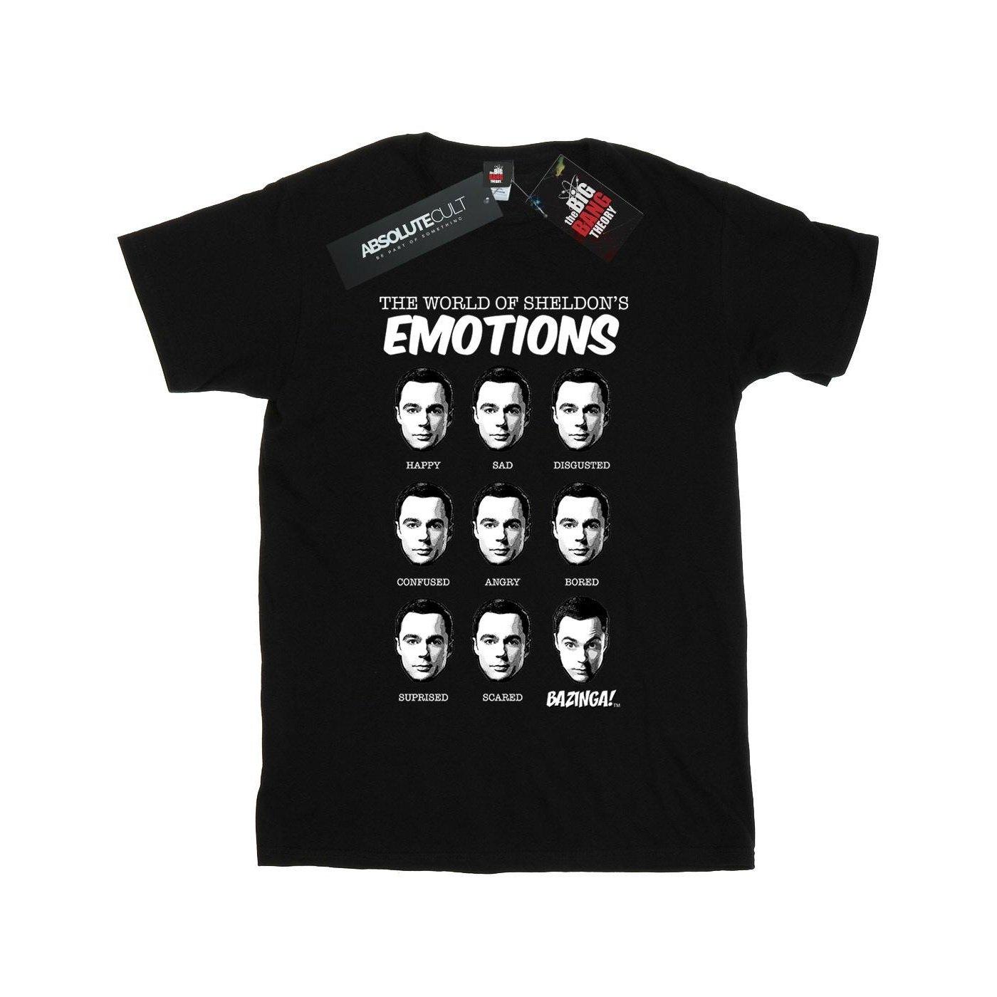 Emotions Tshirt Damen Schwarz 3XL von The Big Bang Theory