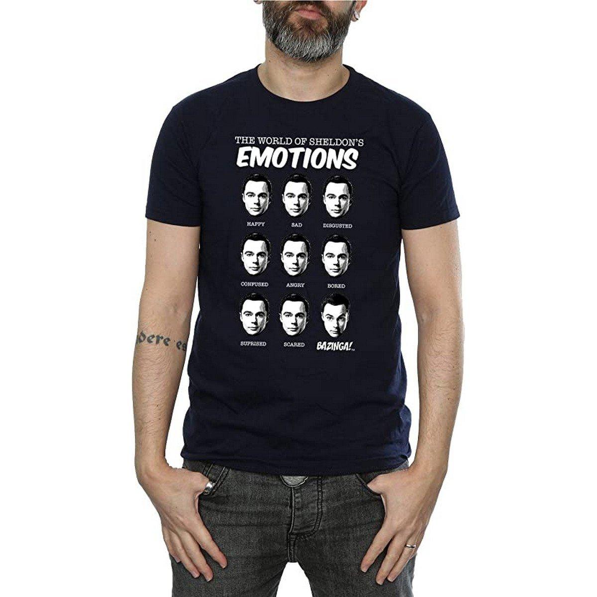 Emotions Tshirt Herren Marine XL von The Big Bang Theory