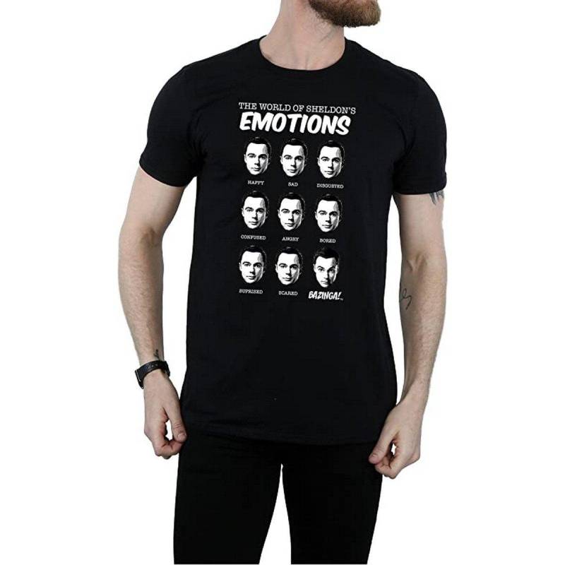 Emotions Tshirt Herren Schwarz XXL von The Big Bang Theory