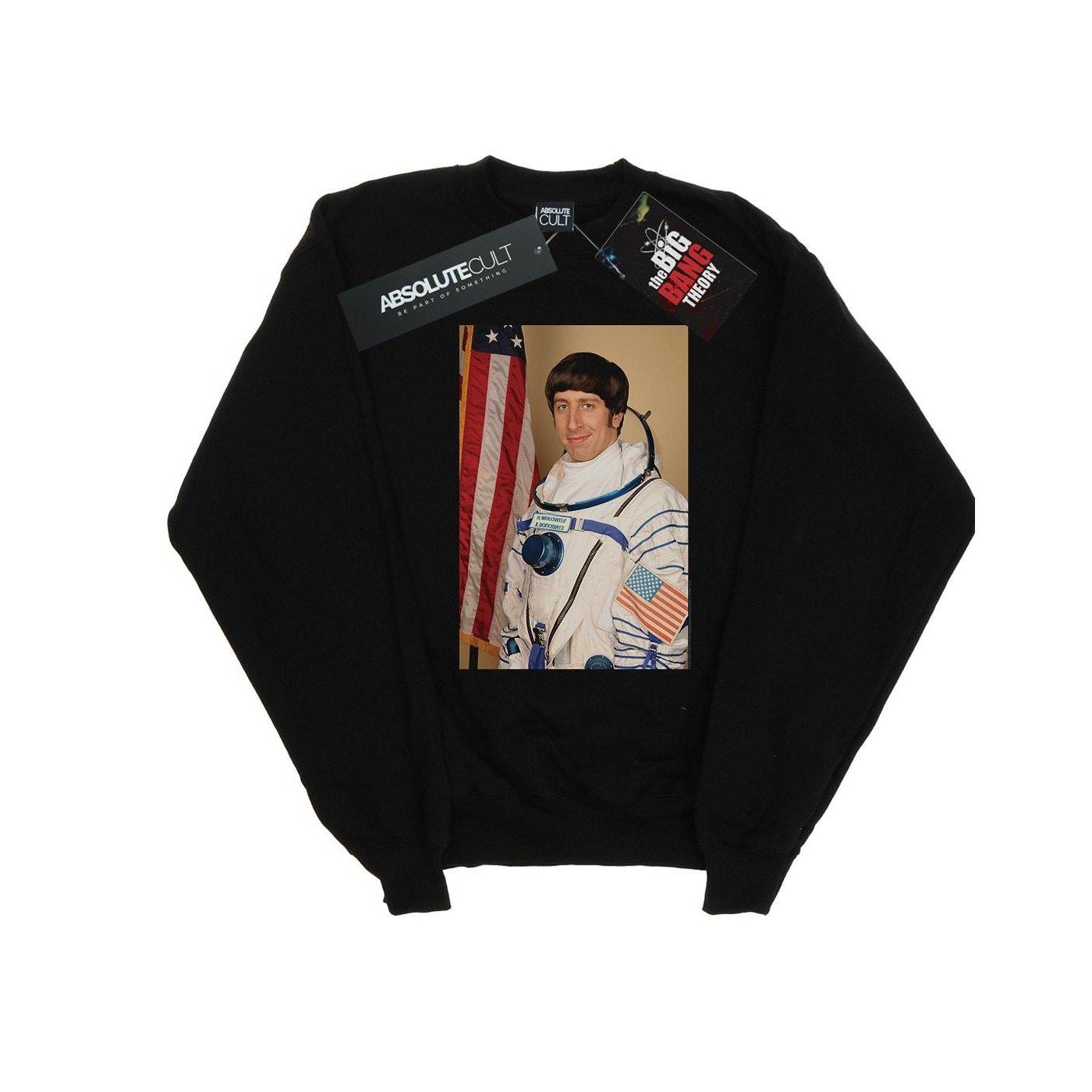 Howard Wolowitz Rocket Man Sweatshirt Herren Schwarz S von The Big Bang Theory