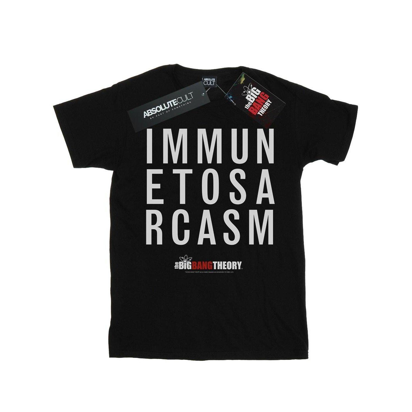 Immune To Sarcasm Tshirt Damen Schwarz M von The Big Bang Theory