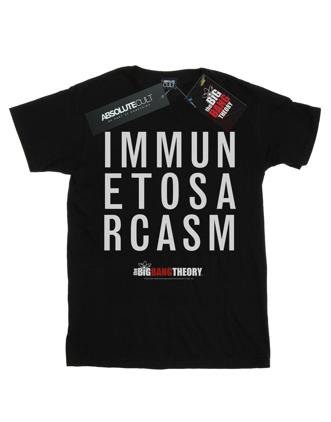 Immune To Sarcasm Tshirt Herren Schwarz L von The Big Bang Theory