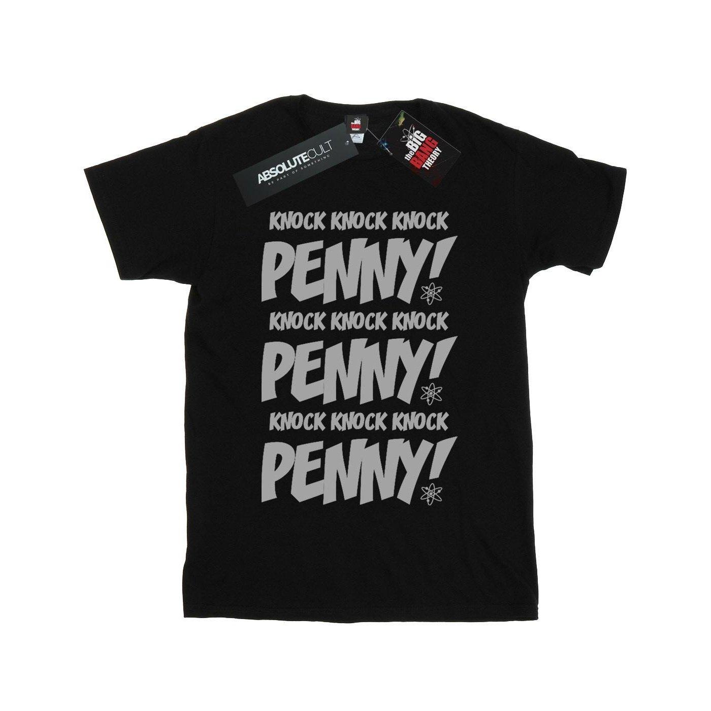 Knock Knock Penny Tshirt Damen Schwarz 3XL von The Big Bang Theory