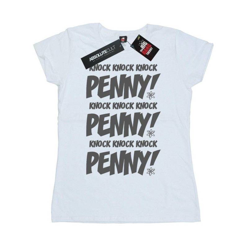 Knock Knock Penny Tshirt Damen Weiss XXL von The Big Bang Theory