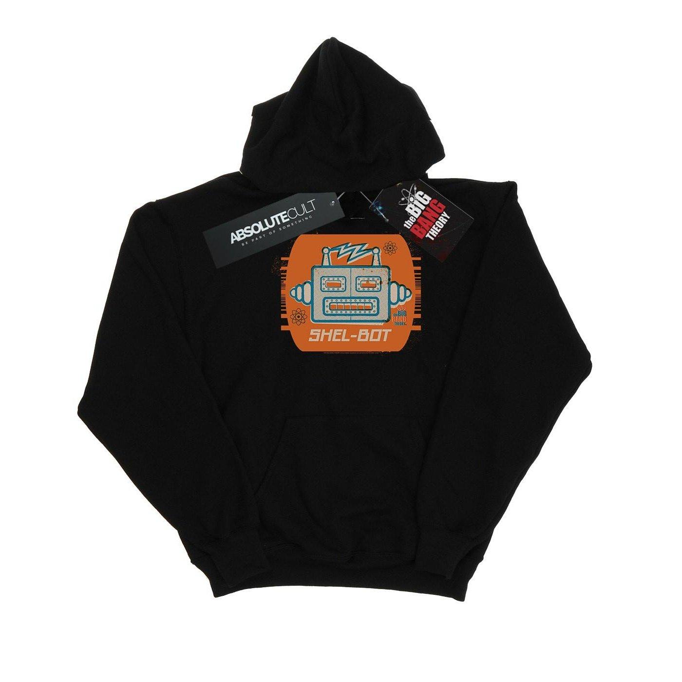 Shelbot Icon Kapuzenpullover Herren Schwarz 3XL von The Big Bang Theory