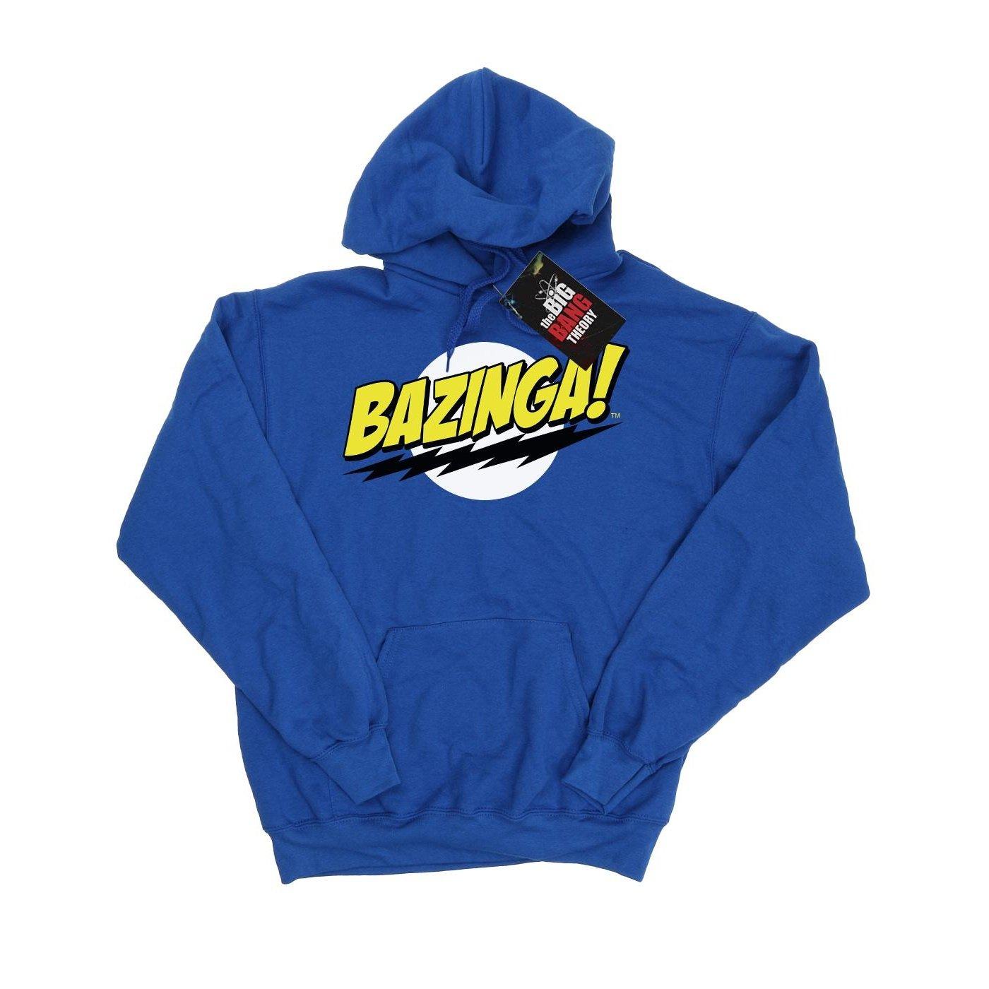 Sheldon Bazinga Kapuzenpullover Herren Königsblau XXL von The Big Bang Theory