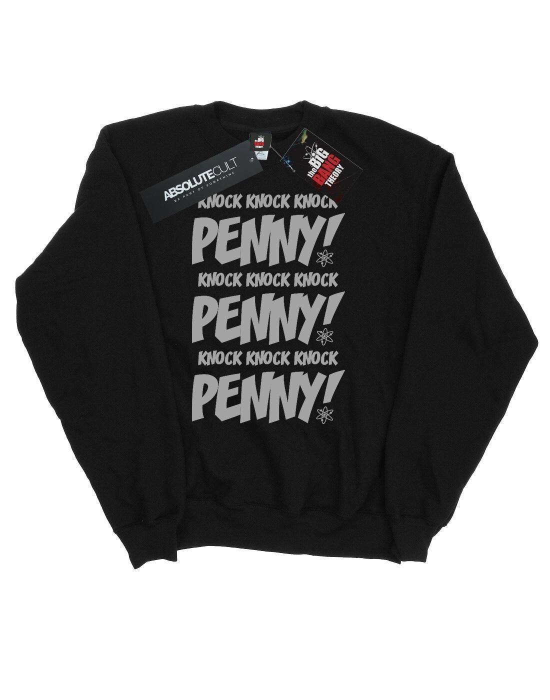 Sheldon Knock Knock Penny Sweatshirt Herren Schwarz 3XL von The Big Bang Theory