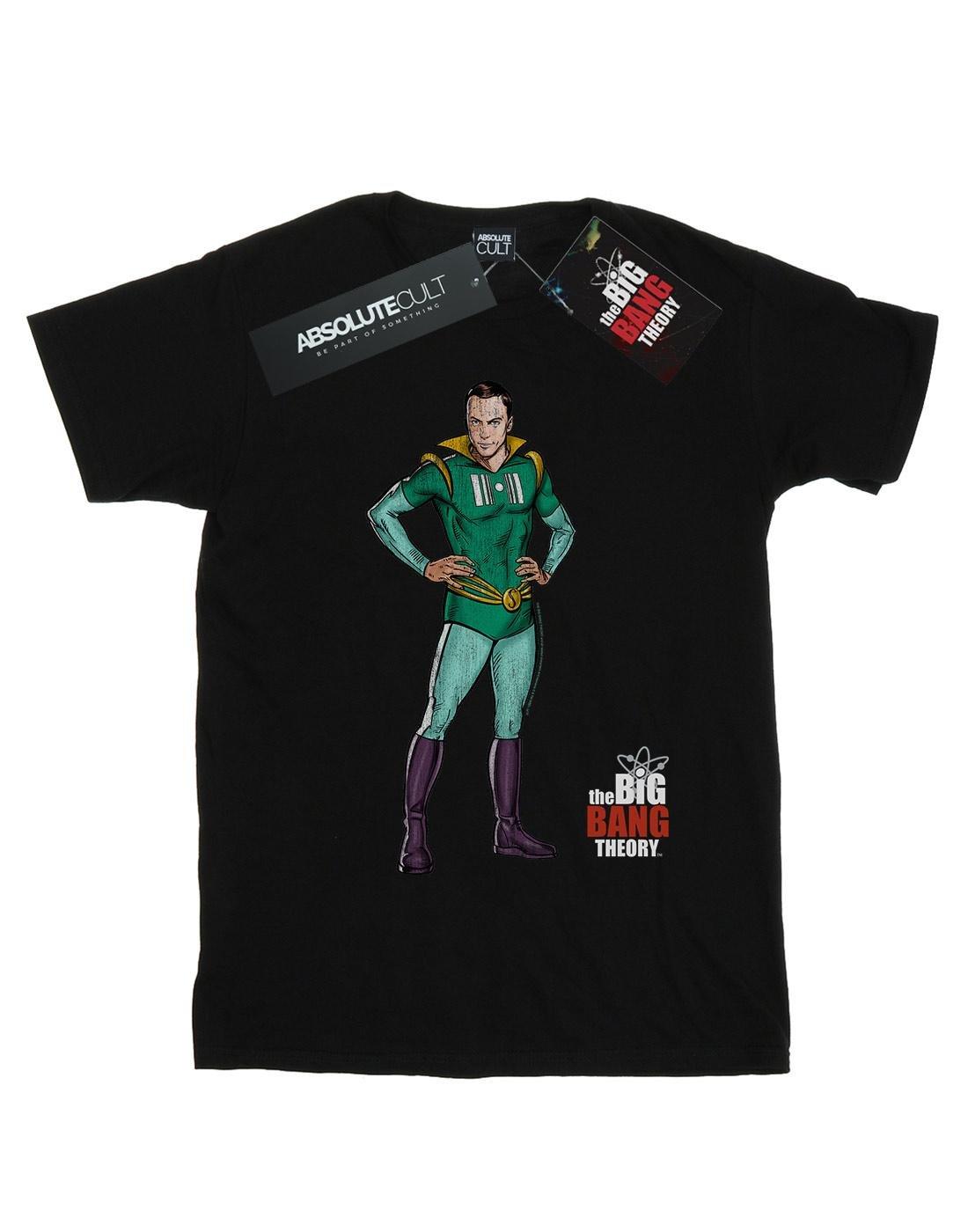 Sheldon Superhero Tshirt Herren Schwarz XXL von The Big Bang Theory