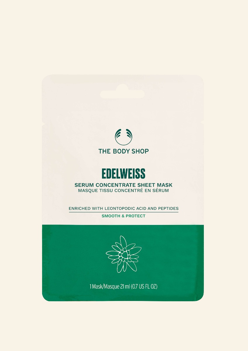 Edelweiss Serum Konzentrat Tuchmaske von The Body Shop