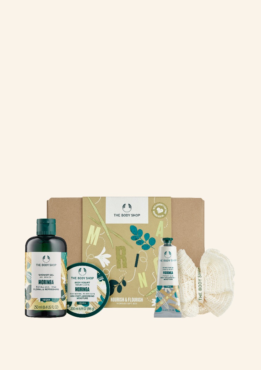 Nourish & Flourish Moringa Essential Geschenkset von The Body Shop