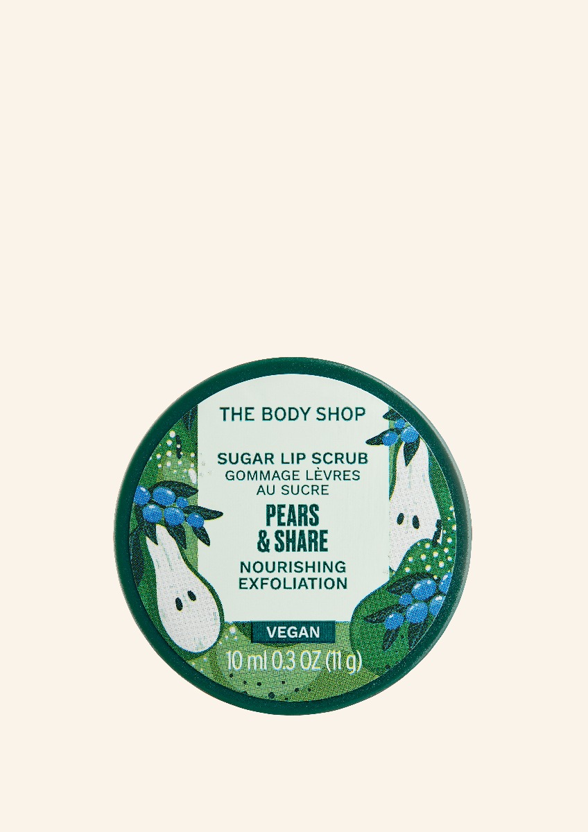 Pears & Share Lippenpeeling von The Body Shop