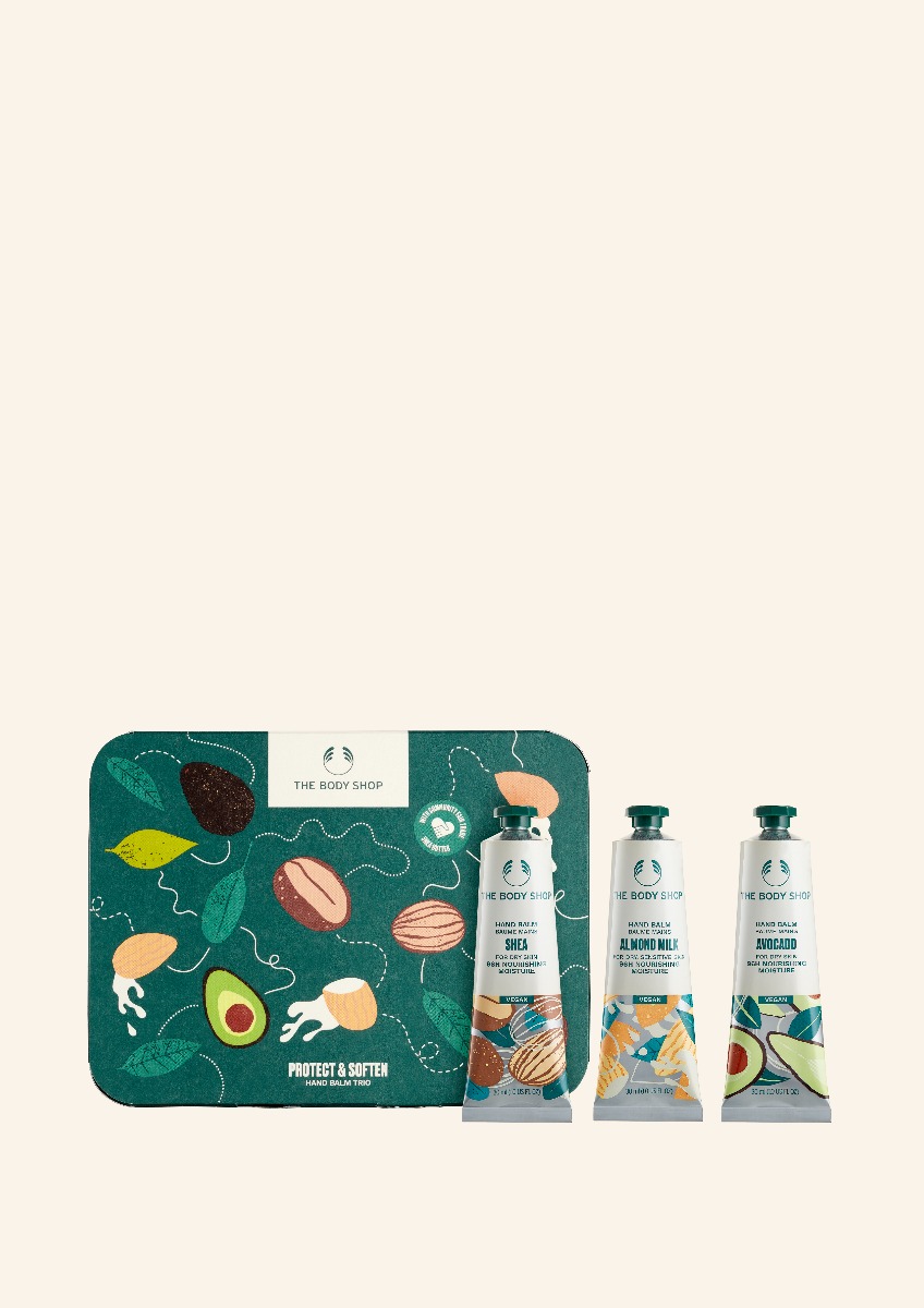 Protect & Soften Hand Balm Trio Geschenkset von The Body Shop