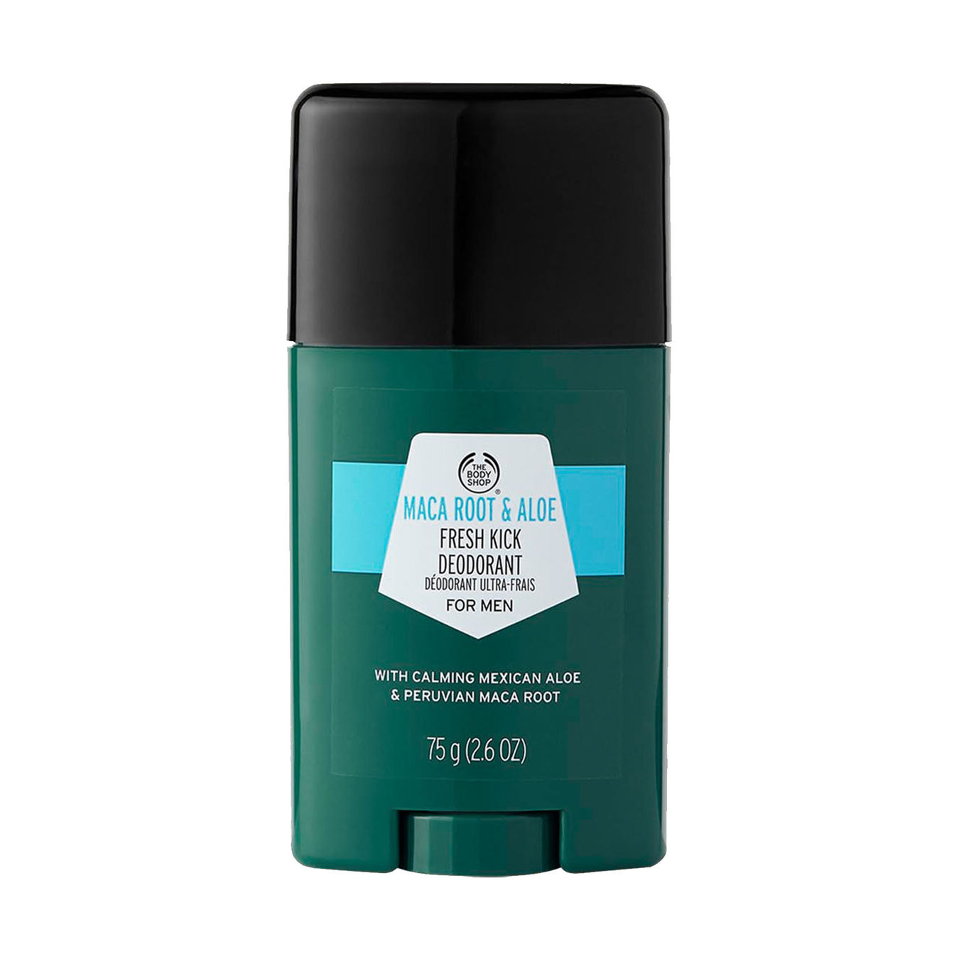 The Body Shop Maca Root & Aloe Fresh Kick Deodorant for Men 75g Damen von The Body Shop