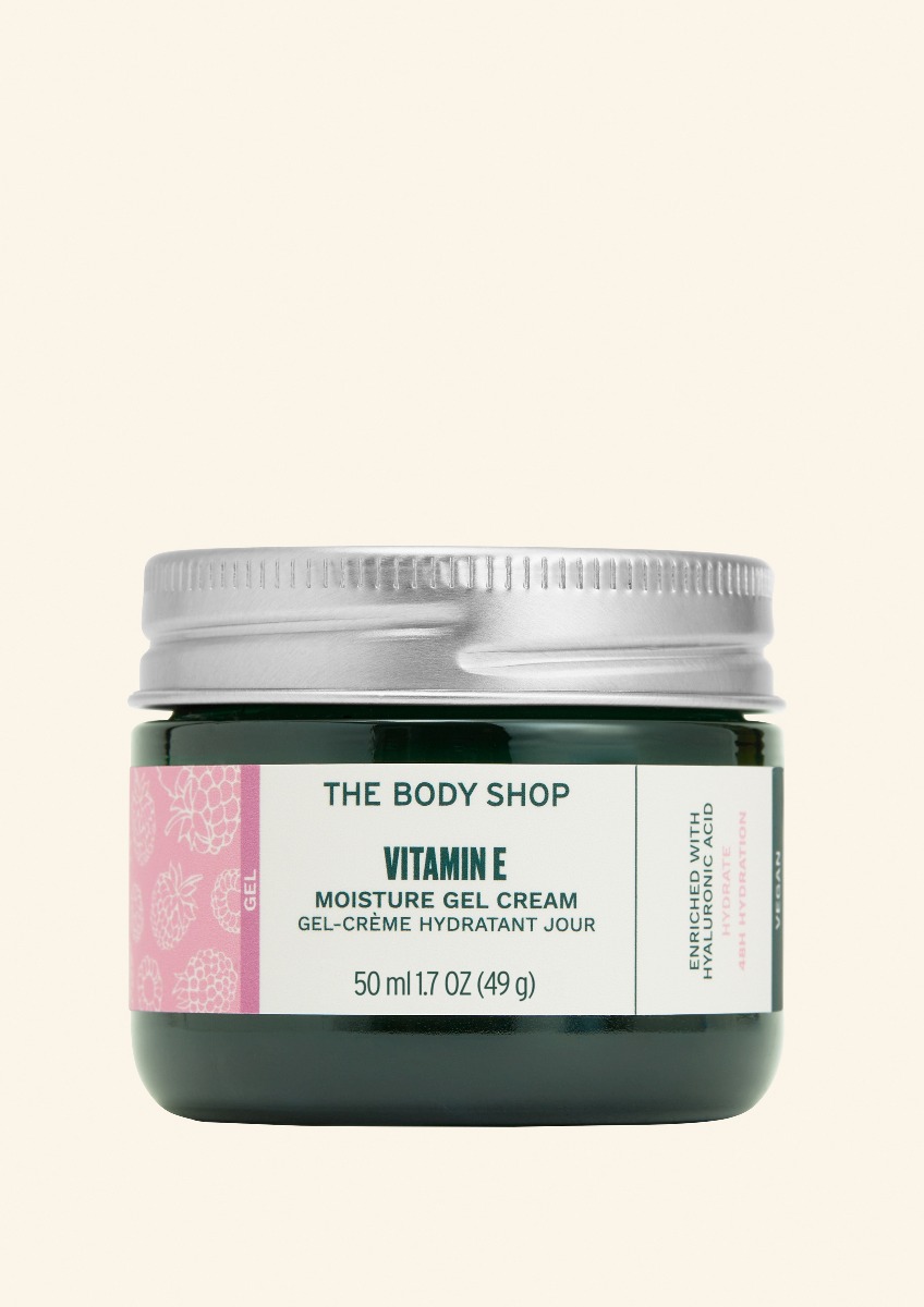 Vitamin E feuchtigkeitsspendende Gel-Creme von The Body Shop