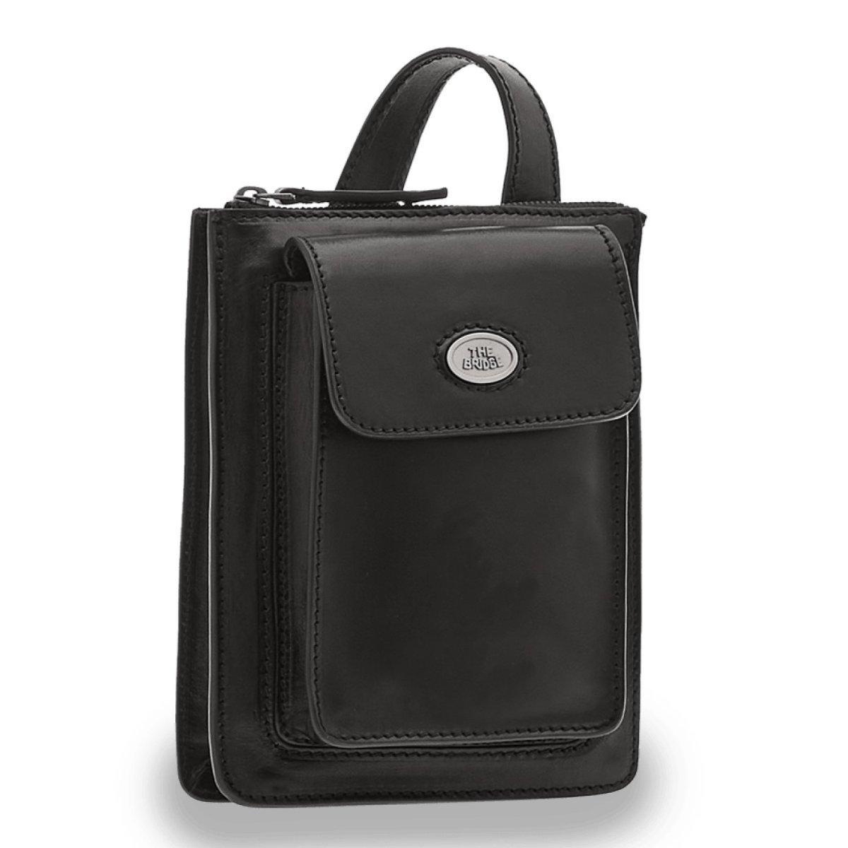 Story Uomo - Schultertasche Höhe 21 Cm Schwarz Herren Schwarz von The Bridge