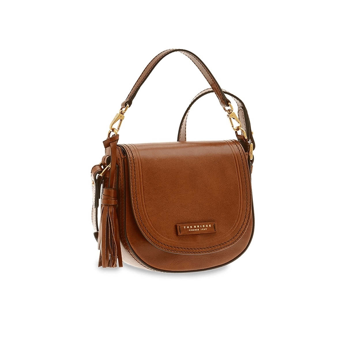 Pearl District - Shoulder Bag 20 cm in Gold Brown von The Bridge