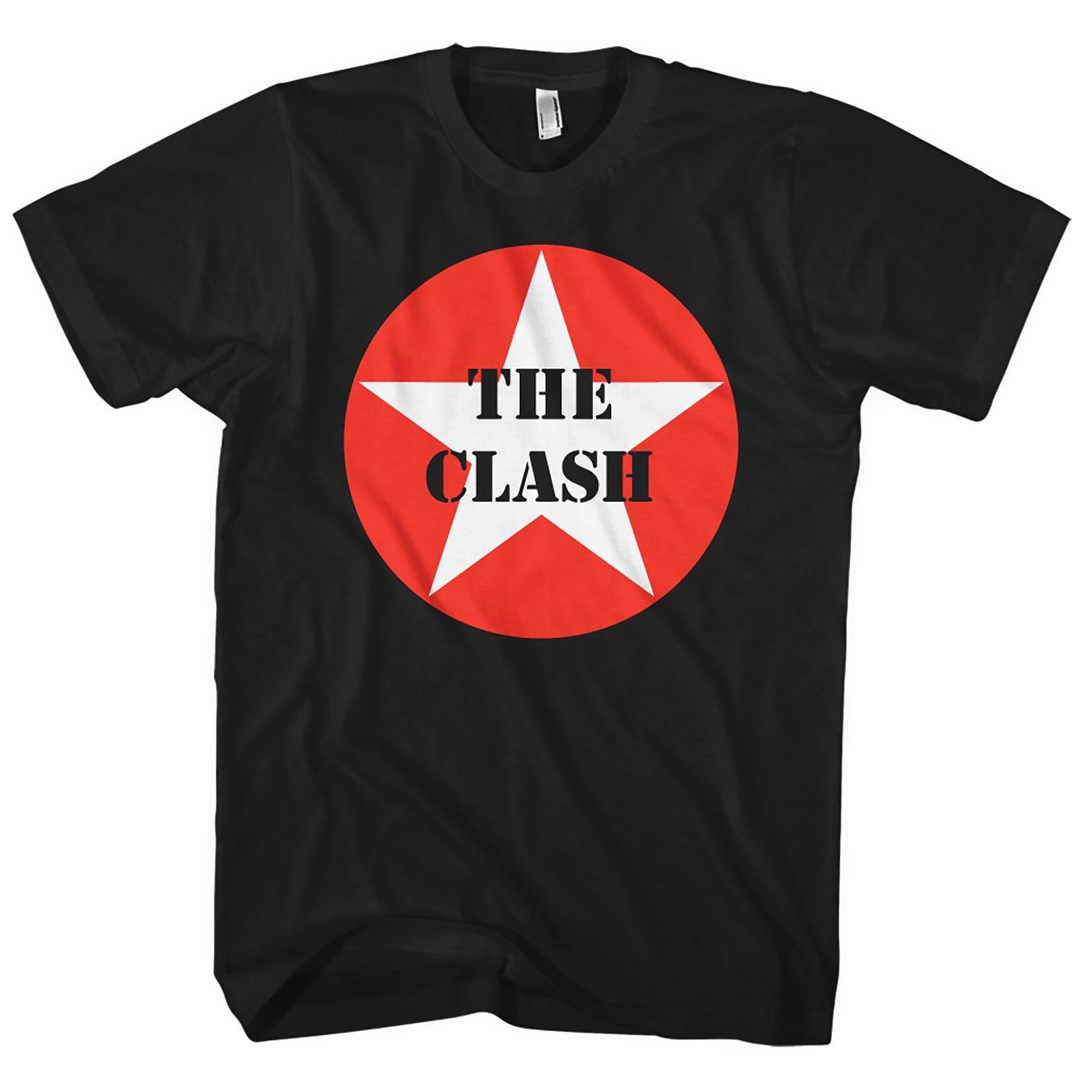 Tshirt Abzeichen Damen Schwarz L von The Clash