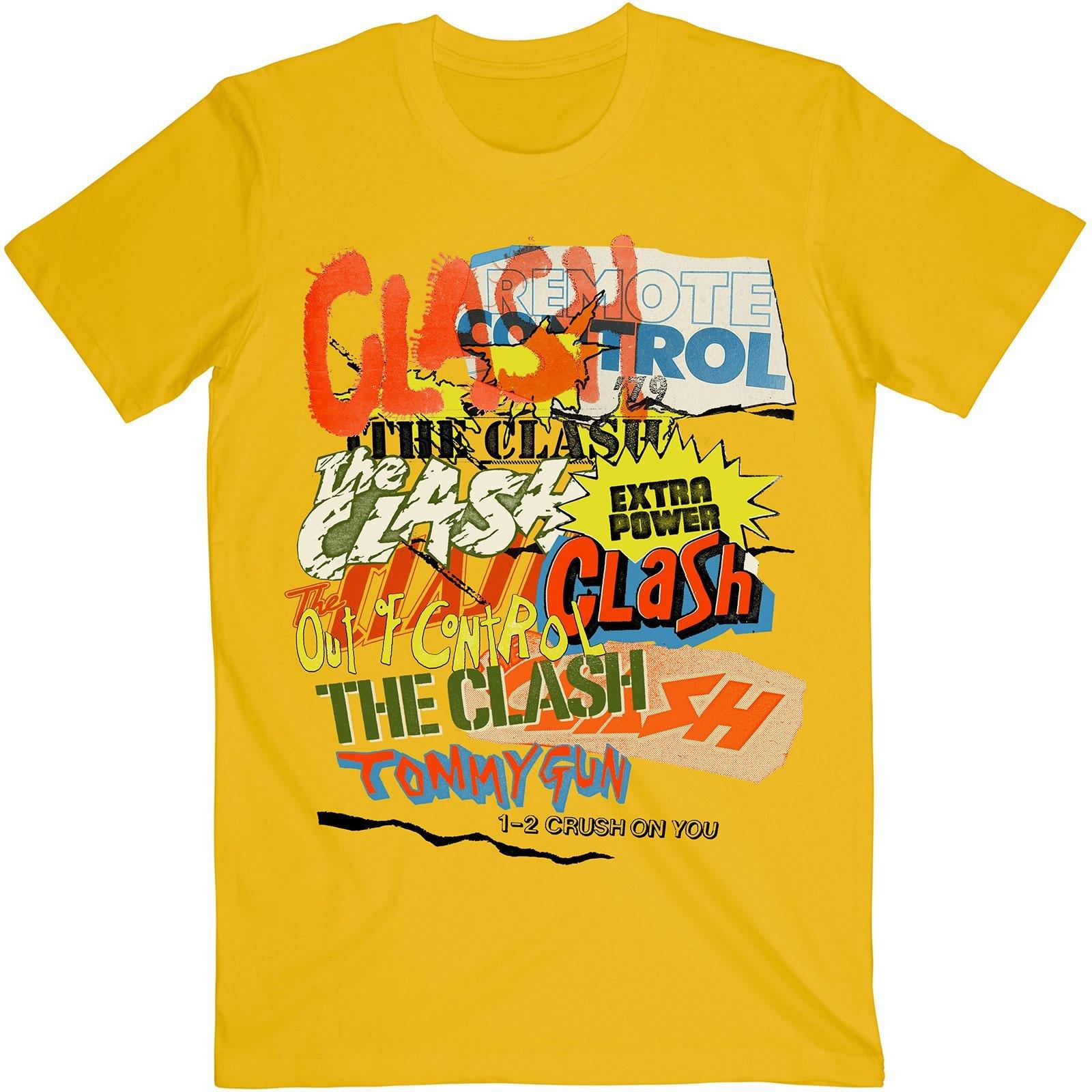 Tshirt Damen Gelb XXL von The Clash