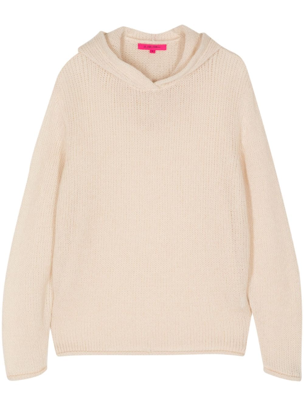 The Elder Statesman hooded ribbed-knit jumper - Neutrals von The Elder Statesman