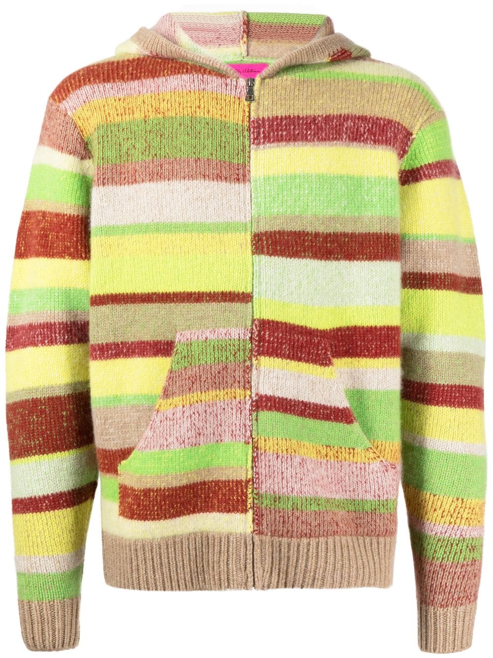 The Elder Statesman multi-stripe zip-up hoodie - Multicolour von The Elder Statesman