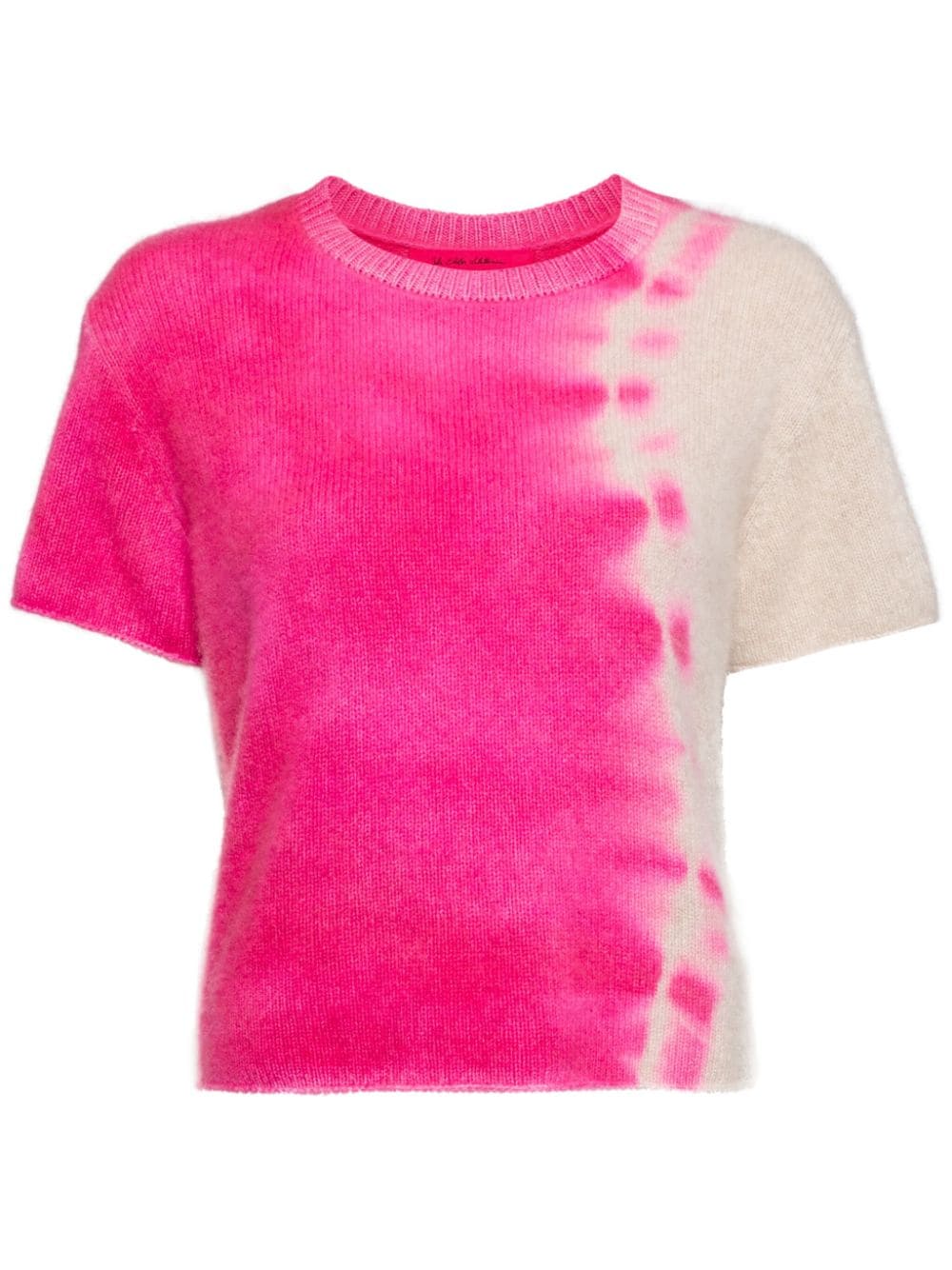 The Elder Statesman tie-dye knitted cashmere top - Pink von The Elder Statesman