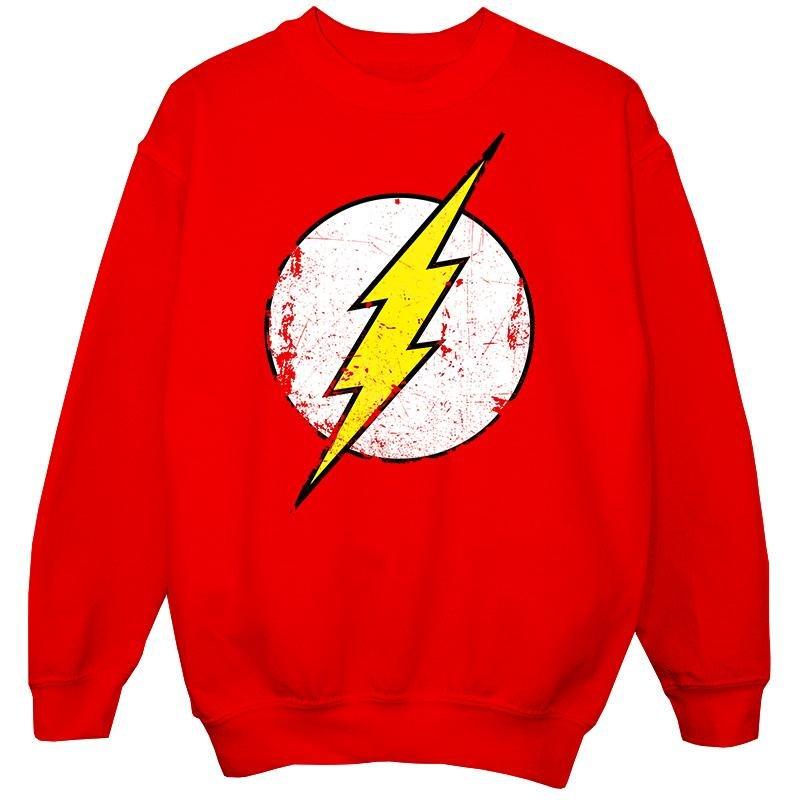 Sweatshirt Jungen Rot Bunt 140/146 von The Flash