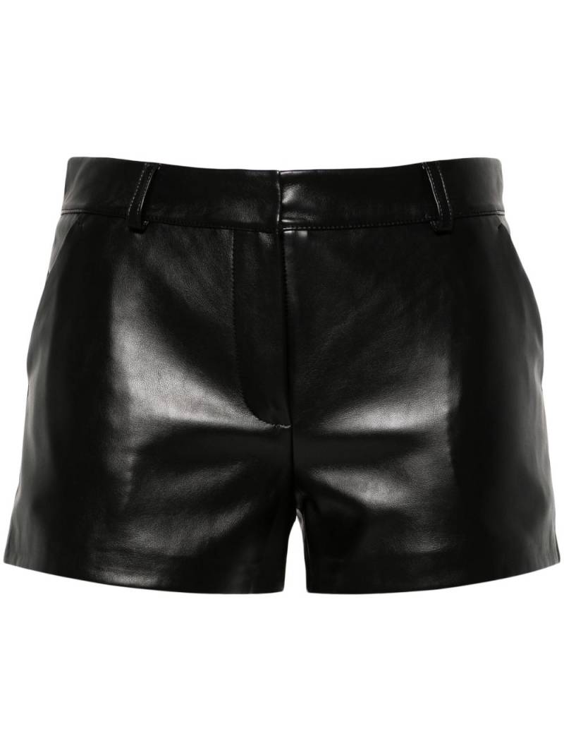 The Frankie Shop Kate faux-leather shorts - Black von The Frankie Shop