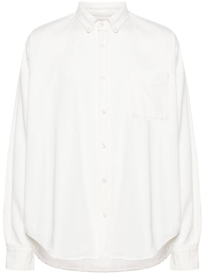 The Frankie Shop Sinclair denim shirt - White von The Frankie Shop